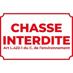 Chasse interdite